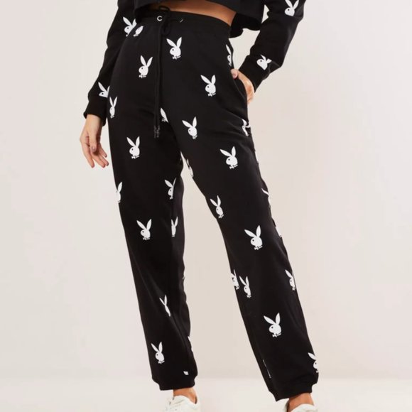 Playboy X Missguided Black Repeat Print 